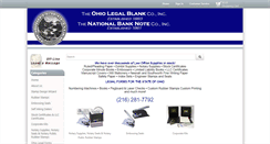 Desktop Screenshot of ohiolegalblank.com