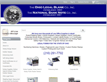 Tablet Screenshot of ohiolegalblank.com